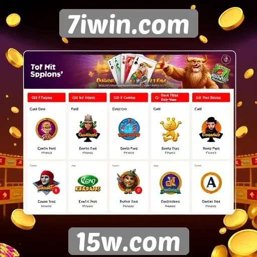 Experiência de usuário no site de jogos 7iwin.com
